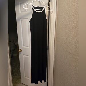 Athleta Black and White Maxi Dress